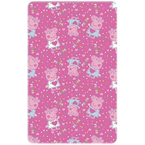 Täcke - ARDITEX - EONE-Peppa Pig - 150 x 95 cm - Coraline - Rosa