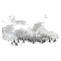 Miniatyrbillede 2 af 4: Nordisk cover Devota & Lomba Hisa - UK dobbeltseng (220 x 220 cm)