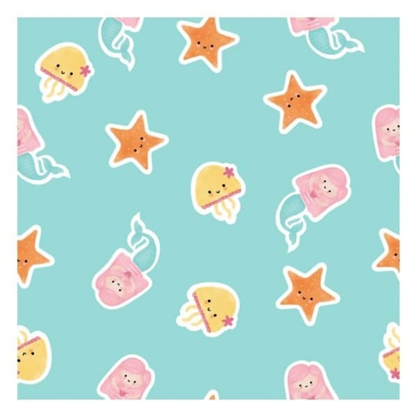 Nordisk cover Cool Kids Mermaid - Enkeltseng (150 x 220 cm)
