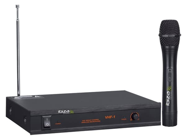 Ibiza wireless microphone system, 1 channel 203.5 MHz
