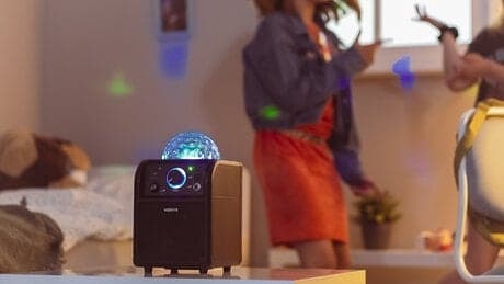 Vonyx SBS50B BT, Karaokemaskin Partyhögtalare, LED, svart
