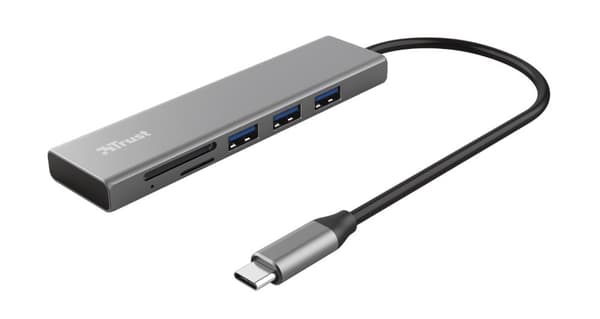 Dokstacija Halyx Fast USB-C Hub & Card Reader Silver