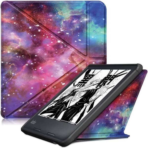 E-läsarfodral för Kobo Sage Shell Cover med ställ för Kobo Sage 8" Galaxy
