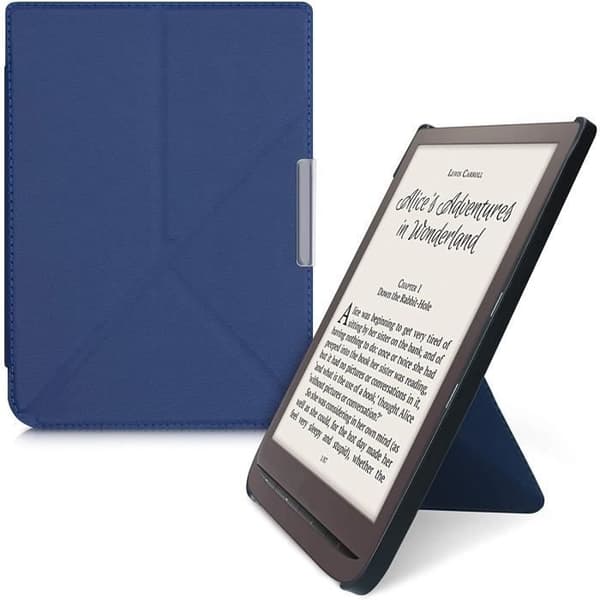 Fodralskydd - Vivlio - InkPad 3/3 Pro - Mörkblå - Stöd - Automatisk sömnväckning