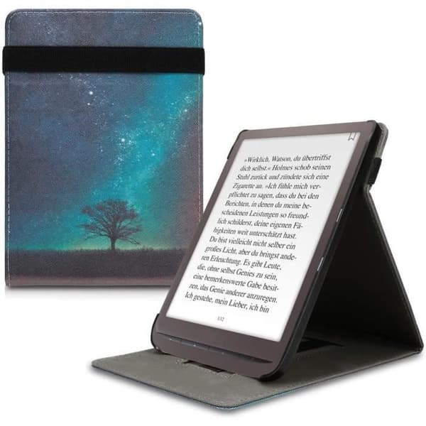 Fodralskydd - Vivlio - InkPad 3 - Night Sky - Handstöd - Automatisk sömnväckningsfunktion