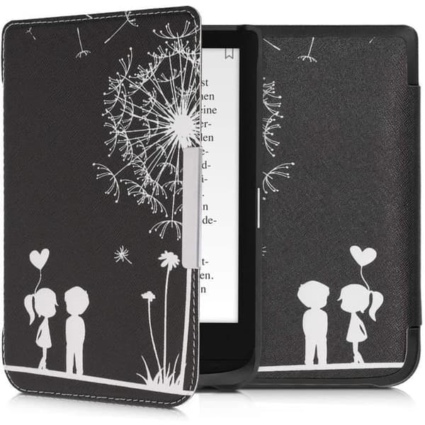 E-läsarfodral för Pocketbook Touch Lux 4 Lux 5 Touch HD 3 Color (2020) Cover Flap Pocketbook Petit Amour