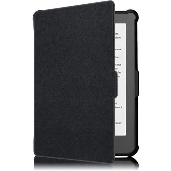 Etui - Kobo - Clara HD - Syntetiskt PU-läder - Svart - Magnetisk Lock
