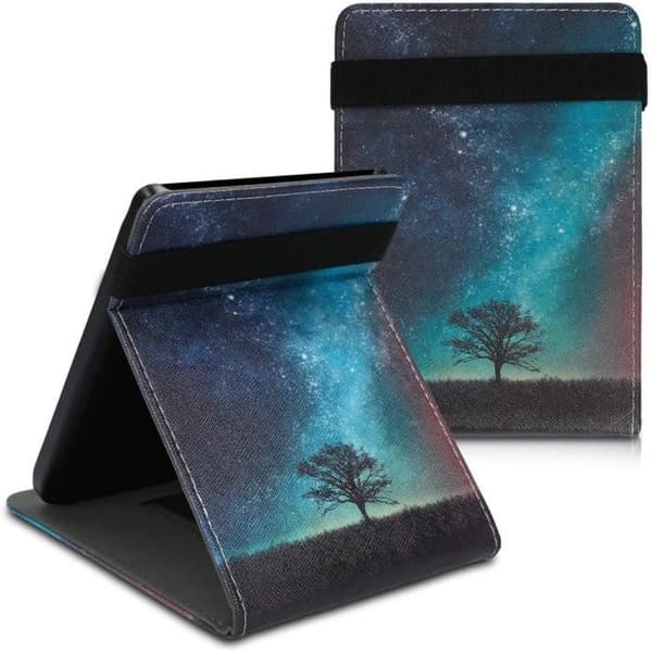 Fodral - Vivlio - Touch Lux 5/4/HD - Cosmic Tree - Handstöd - Sleep Wake funktion