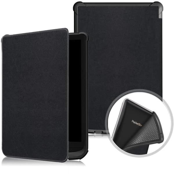 Fodral till Vivlio Touch Lux 4 Lux 5 HD Plus - Svart - E-läsarfodral till Vivlio Touch Lux 4 Touch Lux 5 Touch HD Plus