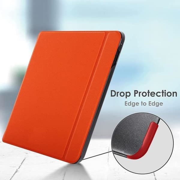 E-läsarfodral för Kobo Sage Mörkorange fodral för Kobo Sage 8"