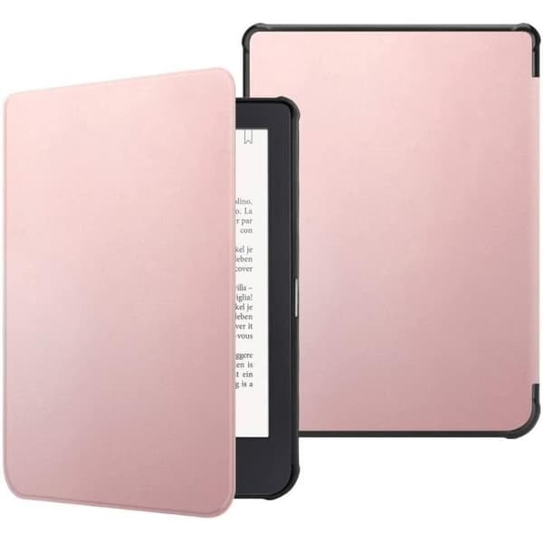 Fodral - Kobo - Clara HD - Rose Gold - Polykarbonat - Auto Sleep/Wake