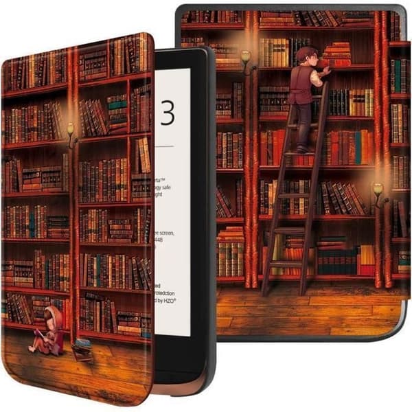 E-läsarfodral Cover för Vivlio Touch Lux 4 Touch Lux 5 Touch HD 3 Cover Flap Vivlio Library