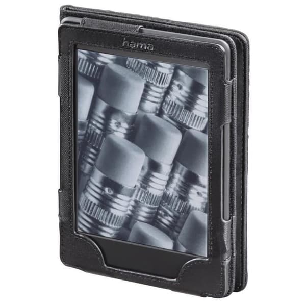 Ettui för e-läsare - Arezzo - Kompatibel med Kindle/Paperwhite och Kobo - Svart - Syntetisk - Unisex