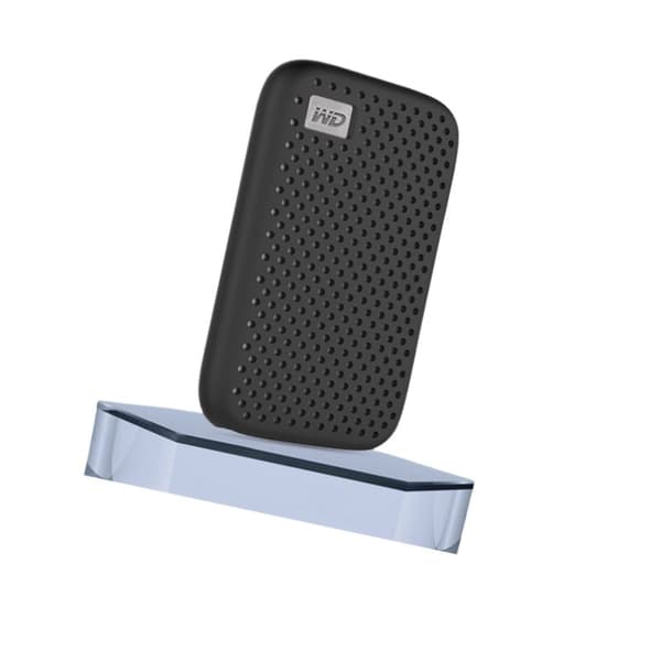 INF Beskyttende silikonetui til WD My Passport SSD Sort0