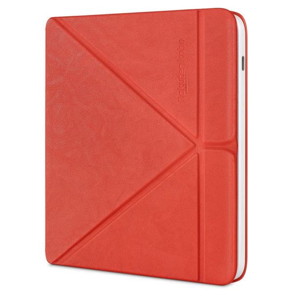 Etui - Kobo - SleepCover - Röd vallmo - Kompatibel med Kobo Libra 2 - 6 tum