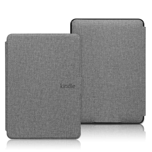 INF Grått surfplattefodral för Kindle Basic Fabric Model 1