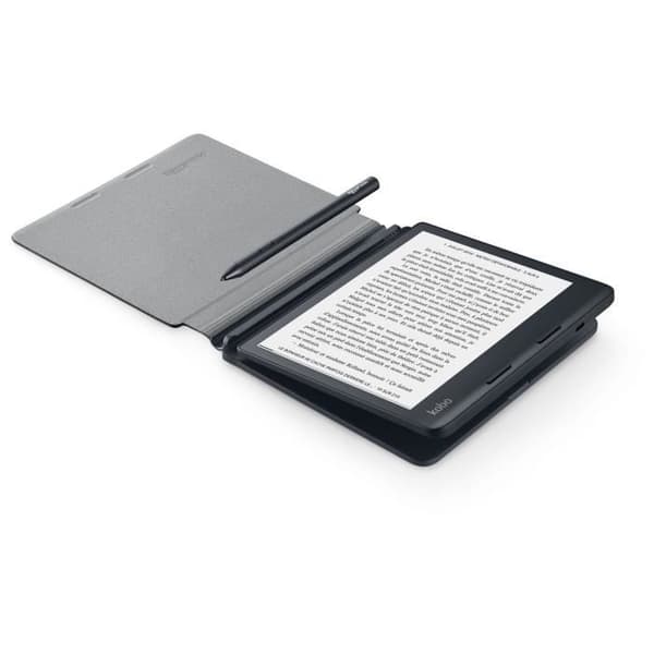 PowerCover- KOBO Skyddsfodral - För Sage Reader - Svart och Grå
