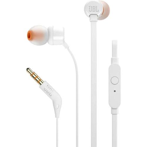 JBL Tune 160 In-Ear Headphone+Mic White