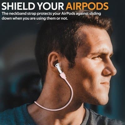 Promate AirStrap Silicone neckband strap for headphone AirPods