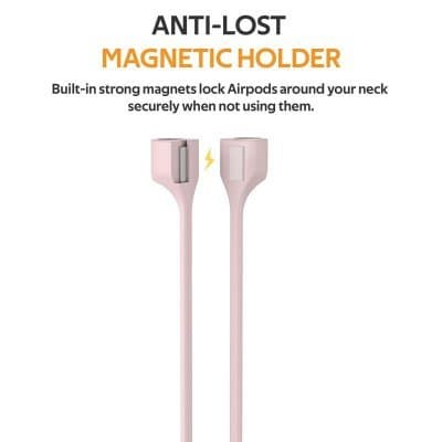 Promate AirStrap Silicone neckband strap for headphone AirPods