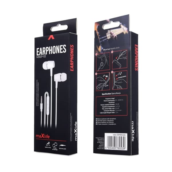 Maxlife MXEP-02 Wired earphones
