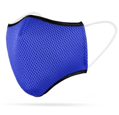 1-PACK Tvättbart Munskydd Active Sport Safirblå LARGE