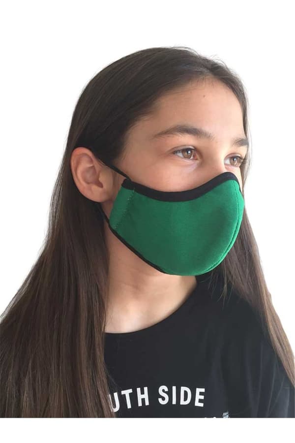 Washable face mask in fabric, for children and adults