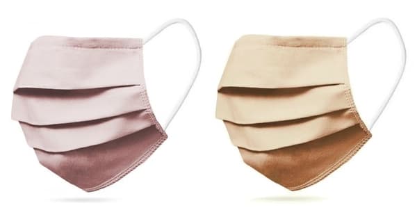 2-PACK Tvättbart Munskydd Mix Rosa, Laxfärgad