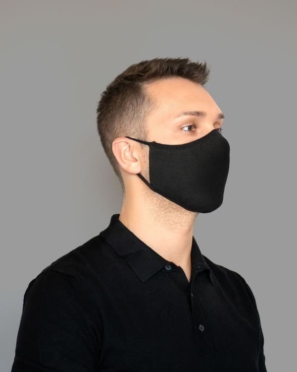 UNIMA Fresh Mask - Ansiktsmask/ Munskydd i textil Grön/ Vit