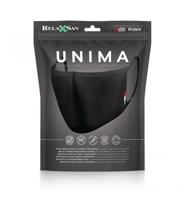 UNIMA Fresh Mask - Ansiktsmask/ Munskydd i textil Grön/ Vit