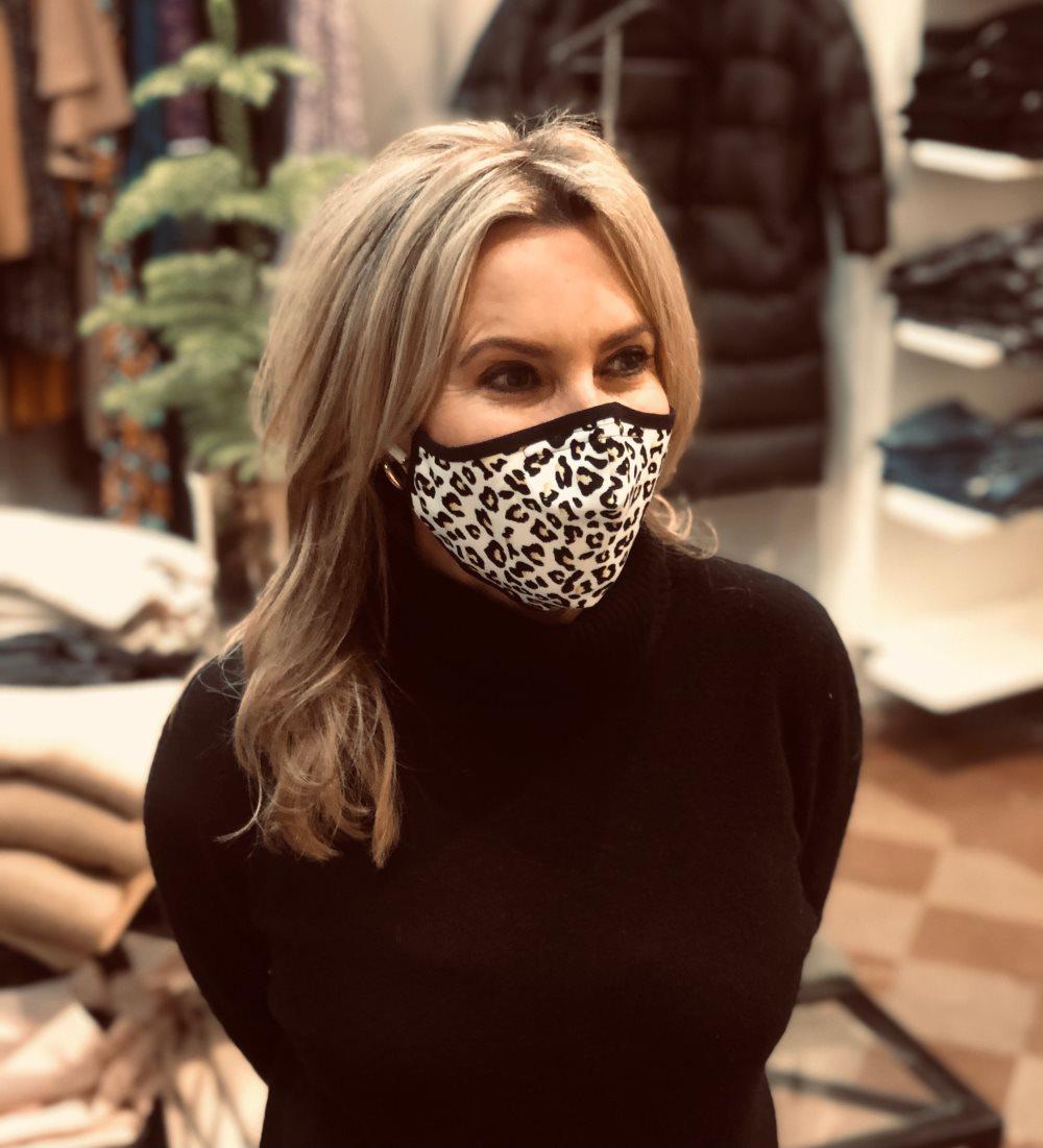 Munskydd POLYGIENE® 3-Layer – Leopard print (Serie 3.0)