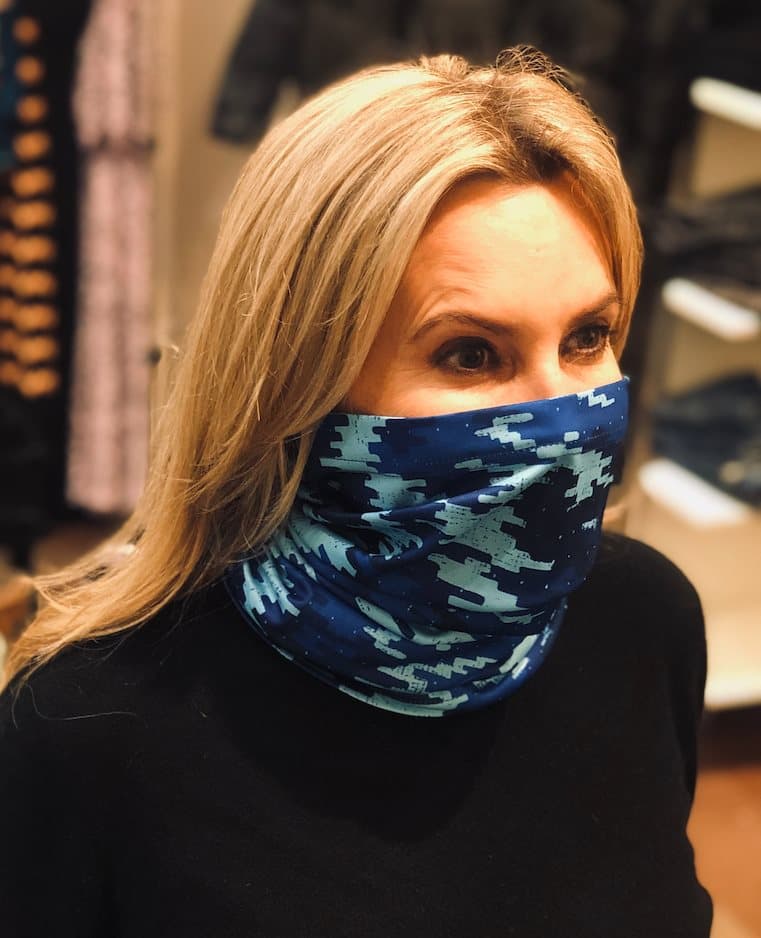 Munskydd "TUBE" POLYGIENE VIRALOFF® 2-Layer 2 Pack – Navy/Camo