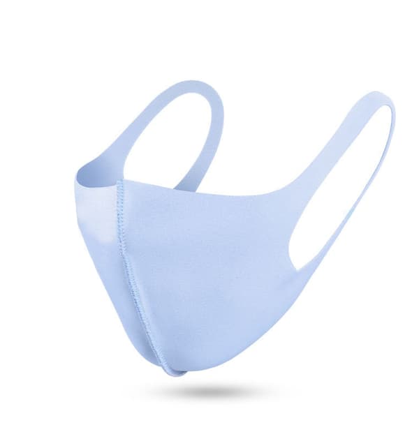1 Pack Tvättbar mask Munskydd Skyddsmask Blå