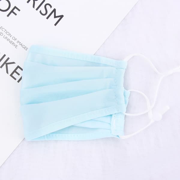 Silk Tvättbar mask – Munskydd Skyddsmask Blå
