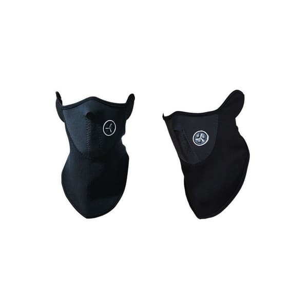 Sykkelmaske - Skimaske - Ansiktsmaske - Motorsykkelmaske - Ninja - Flere fargevalg Svart One-size