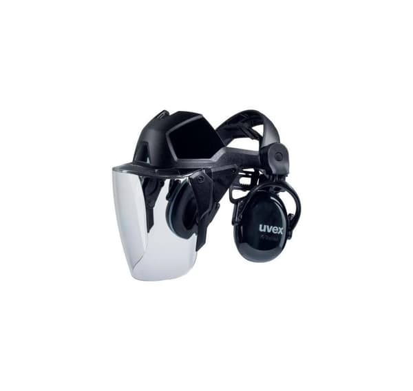 Faceguard Uvex Pheos med høreværn (SNR:28), 52-64cm
