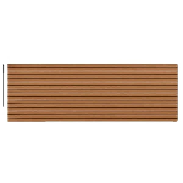 Merikäyttöön soveltuva lattiamateriaali, itsekiinnittyvä, vaahtomuovinen teak-kansi.