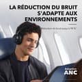 Miniatyrbild 3 av 6: soundcore av Anker Space One trådlösa hörlurar Adaptive Active Noise Cancelling Black