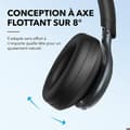 Miniatyrbild 6 av 6: soundcore av Anker Space One trådlösa hörlurar Adaptive Active Noise Cancelling Black