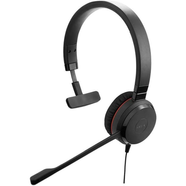 Jabra Evolve 30 II UC Mono-hörlurar - Kabelanslutna - On-Ear - Brusreducerande - Svart