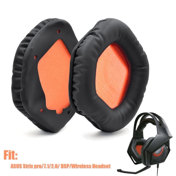 INF 2 Pack Proteiininahkaiset korvatyynyt Asus STRIX -kuulokkeille