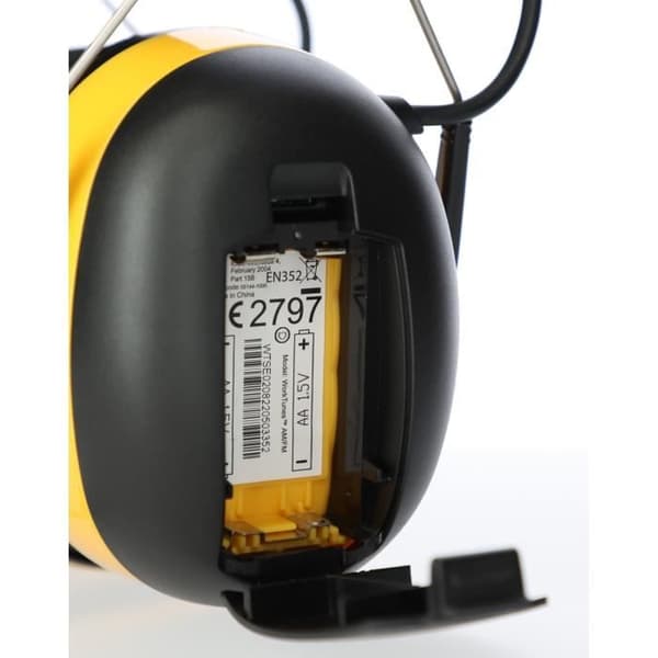 Kerbl 3M WorkTunes Connect bluetooth hörlurar - svart/gul - TU