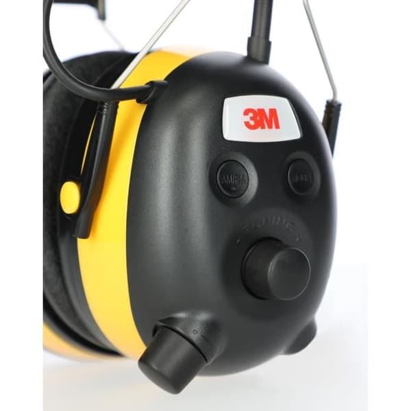 Kerbl 3M WorkTunes Connect bluetooth hörlurar - svart/gul - TU