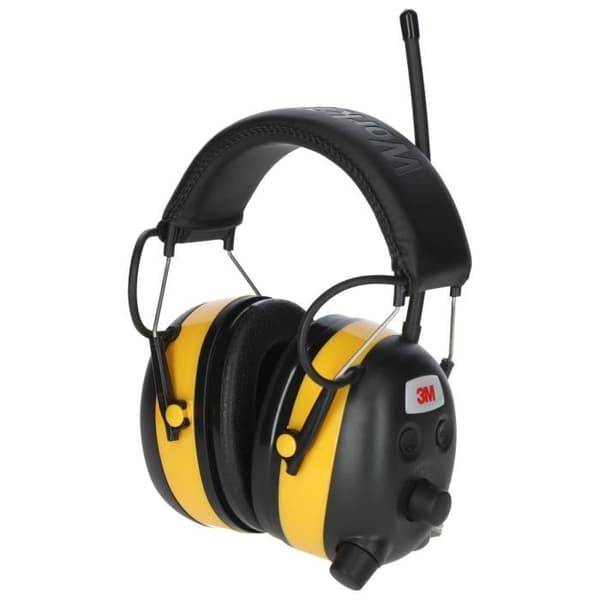Kerbl 3M WorkTunes Connect bluetooth hörlurar - svart/gul - TU