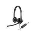 Miniatyrbild 1 av 3: Binaural hörlurar - Logitech - H570e - Svart - USB - Andningsljuddämpning