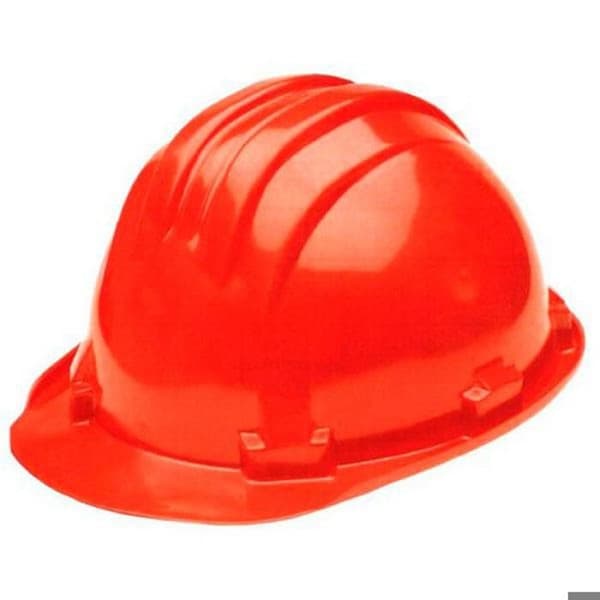 Röd byggnadshelms - Singer Safety
