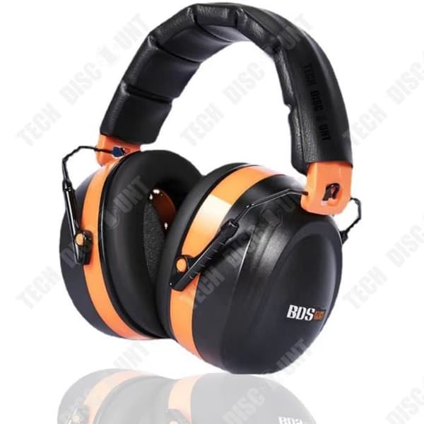 TD® ljudisolerade hörselkåpor Brusreducerande Professionell industrifotografering Inlärning av brusreducerande artefakt hörlurar Mute Headset