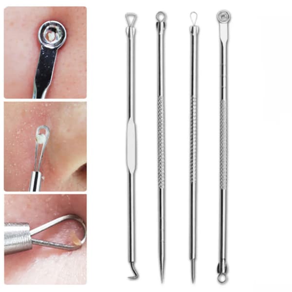 Blackhead Tool 4-Pack Blackhead -työkalusarja