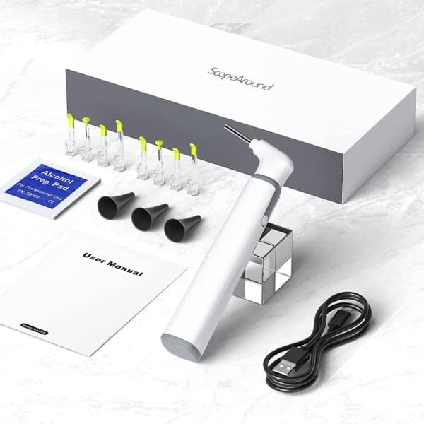 WIFI Digitaalinen Otoskooppi Korva Kamera 3.9mm Korva Puhdistus Tarkastus Kamera Korva Vaha Poistotyökalut IPhone Androidille