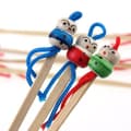 Miniatyrbild 3 av 4: Hot Fashion 5PCS bambu öronplockar